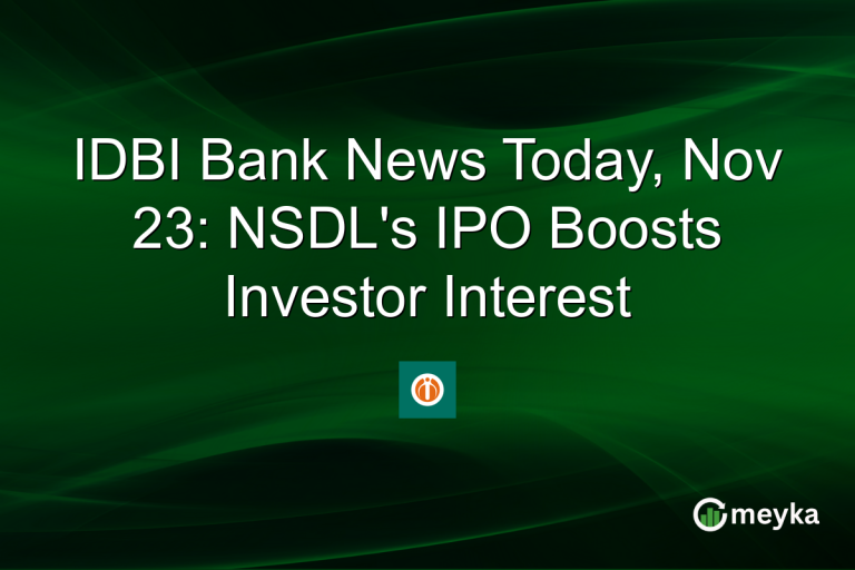 IDBI Bank News Today, Nov 23: NSDL's IPO Boosts Investor Interest