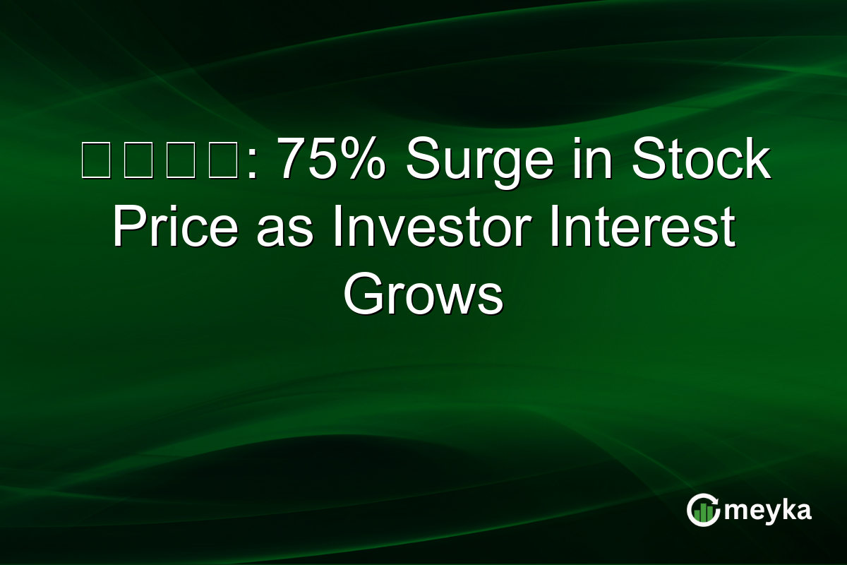 ヤオコー: 75% Surge in Stock Price as Investor Interest Grows