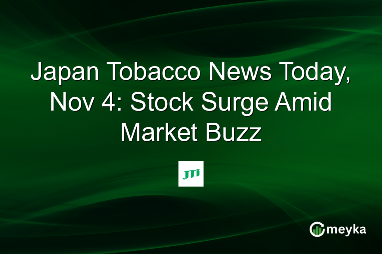 Japan Tobacco News Today, Nov 4: Stock Surge Amid Market Buzz