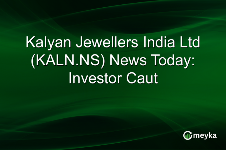Kalyan Jewellers India Ltd (KALN.NS) News Today: Investor Caut
