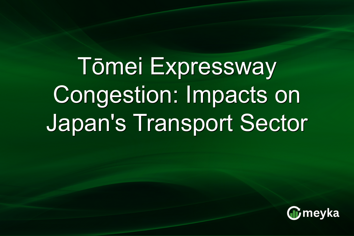 Tōmei Expressway Congestion: Impacts on Japan's Transport Sector