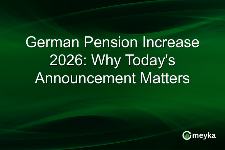 German Pension Increase 2026: Why Today's Announcement Matters