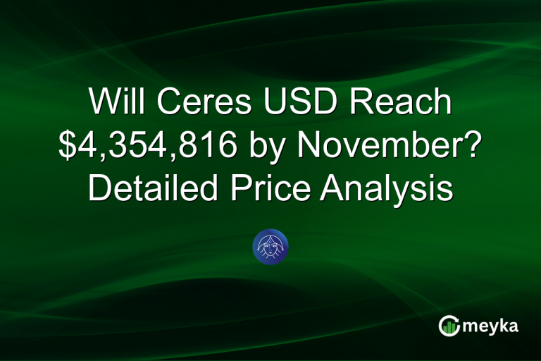 Will Ceres USD Reach $4,354,816 by November? Detailed Price Analysis