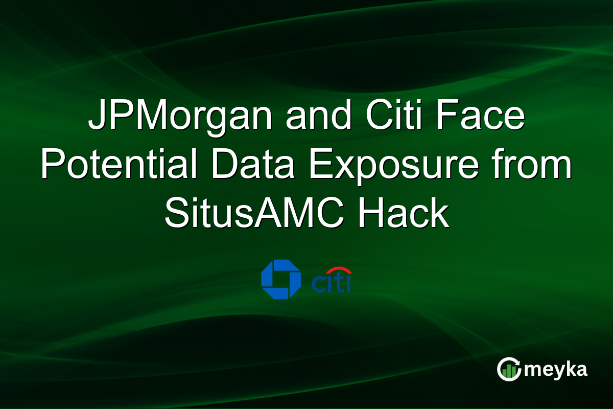 JPMorgan and Citi Face Potential Data Exposure from SitusAMC Hack