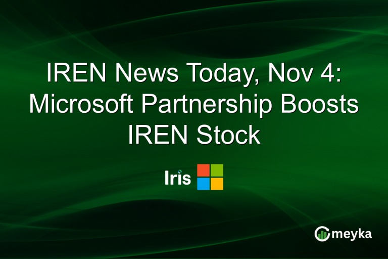 IREN News Today, Nov 4: Microsoft Partnership Boosts IREN Stock