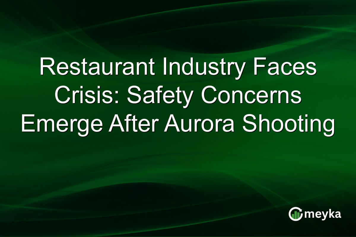 Restaurant Industry Faces Crisis: Safety Concerns Emerge After Aurora Shooting