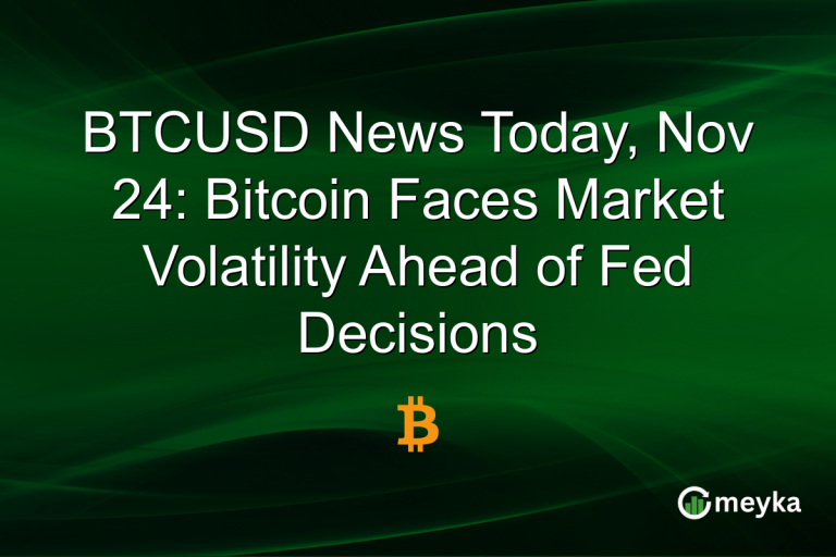 BTCUSD News Today, Nov 24: Bitcoin Faces Market Volatility Ahead of Fed Decisions