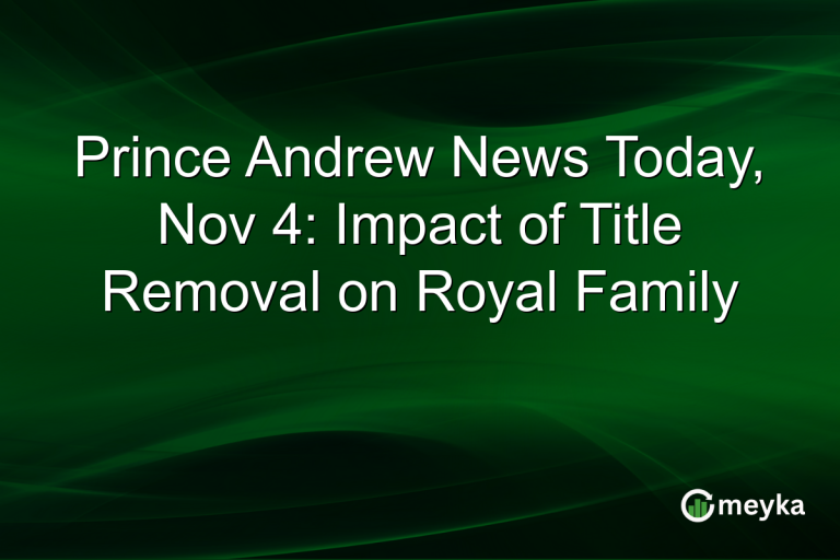 Prince Andrew News Today, Nov 4: Impact of Title Removal on Royal Family