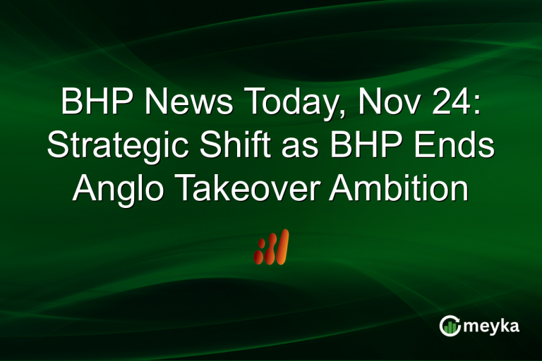 BHP News Today, Nov 24: Strategic Shift as BHP Ends Anglo Takeover Ambition