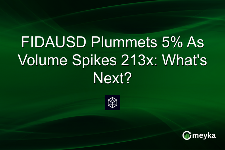 FIDAUSD Plummets 5% As Volume Spikes 213x: What's Next?
