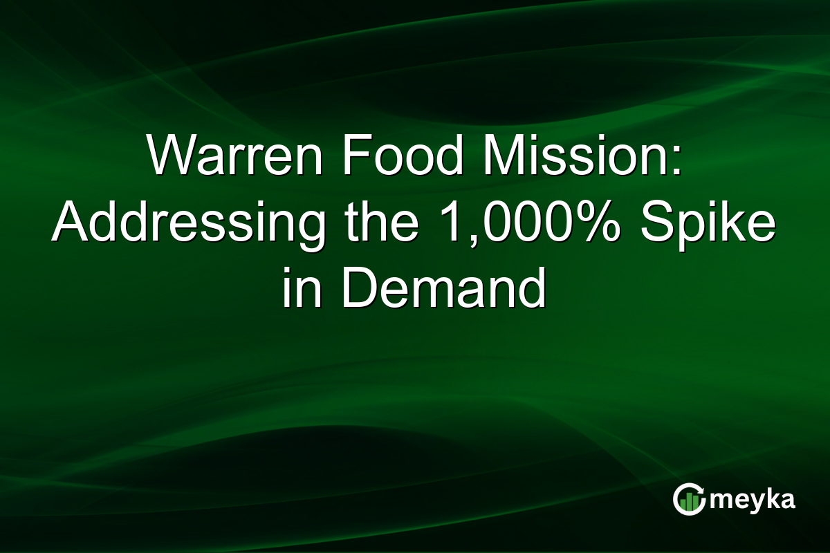 Warren Food Mission: Addressing the 1,000% Spike in Demand