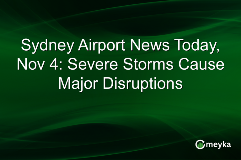 Sydney Airport News Today, Nov 4: Severe Storms Cause Major Disruptions
