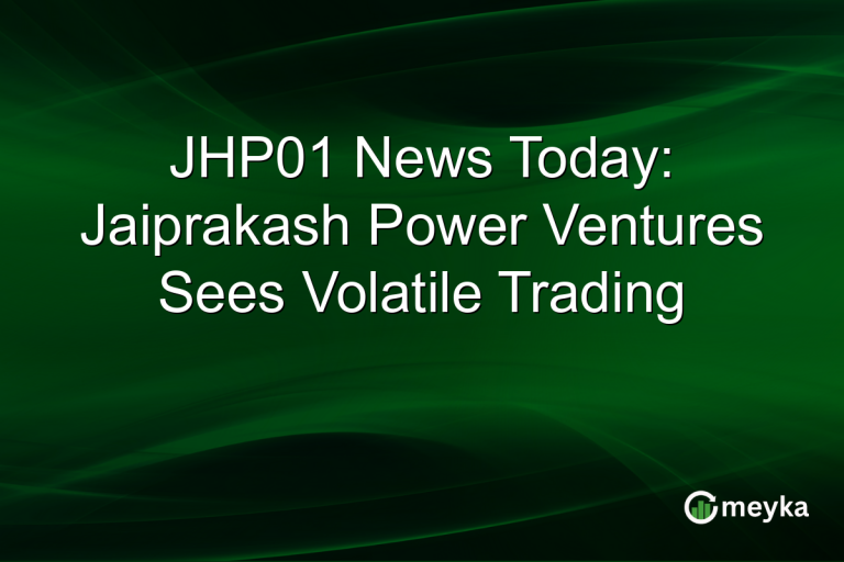 JHP01 News Today: Jaiprakash Power Ventures Sees Volatile Trading