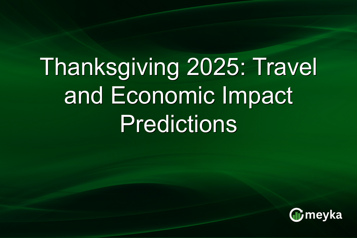 Thanksgiving 2025: Travel and Economic Impact Predictions