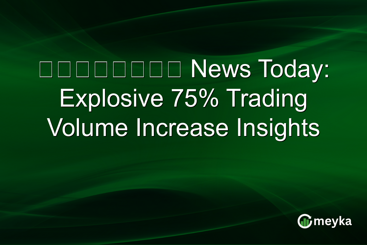 ミスターマックス News Today: Explosive 75% Trading Volume Increase Insights