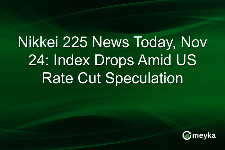 Nikkei 225 News Today, Nov 24: Index Drops Amid US Rate Cut Speculation