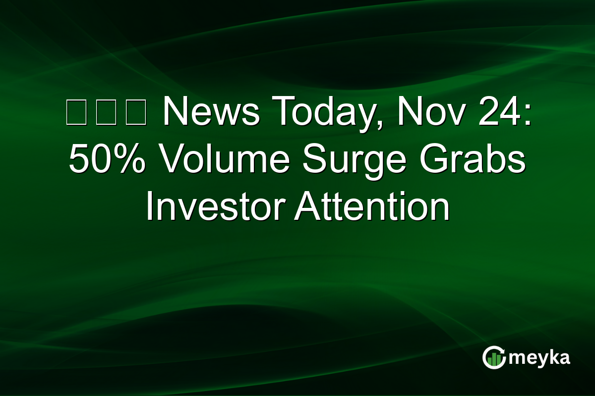 ドンキ News Today, Nov 24: 50% Volume Surge Grabs Investor Attention