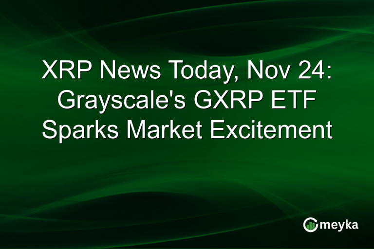 XRP News Today, Nov 24: Grayscale's GXRP ETF Sparks Market Excitement