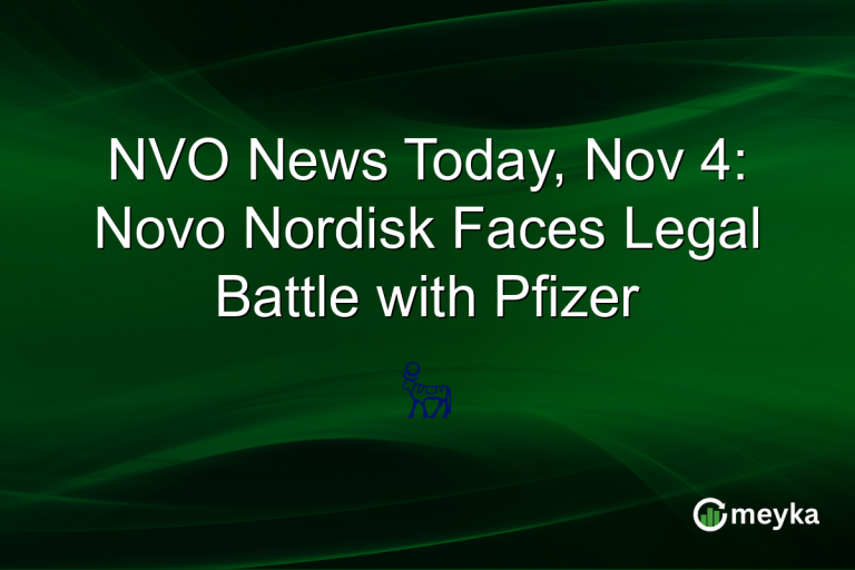 NVO News Today, Nov 4: Novo Nordisk Faces Legal Battle with Pfizer