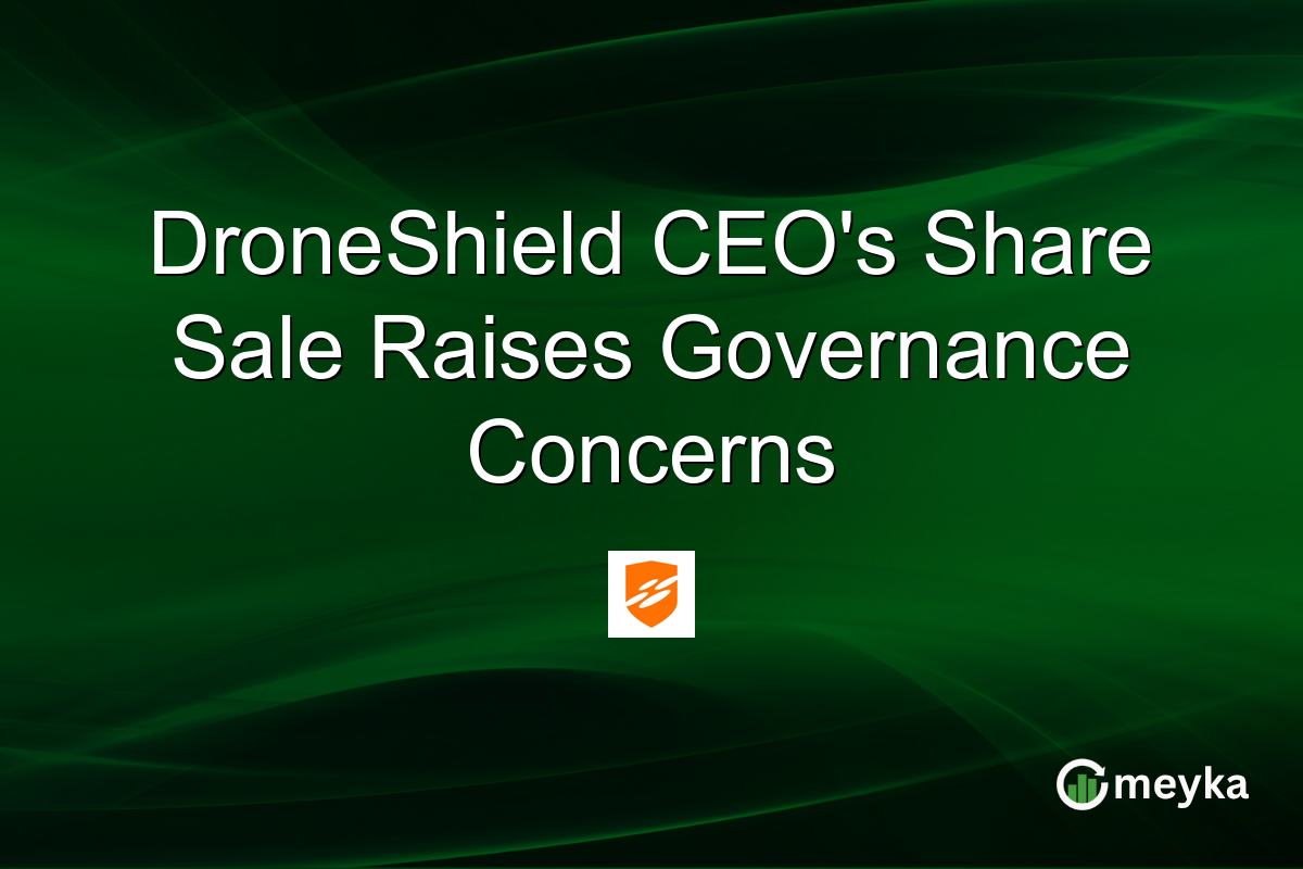 DroneShield CEO's Share Sale Raises Governance Concerns