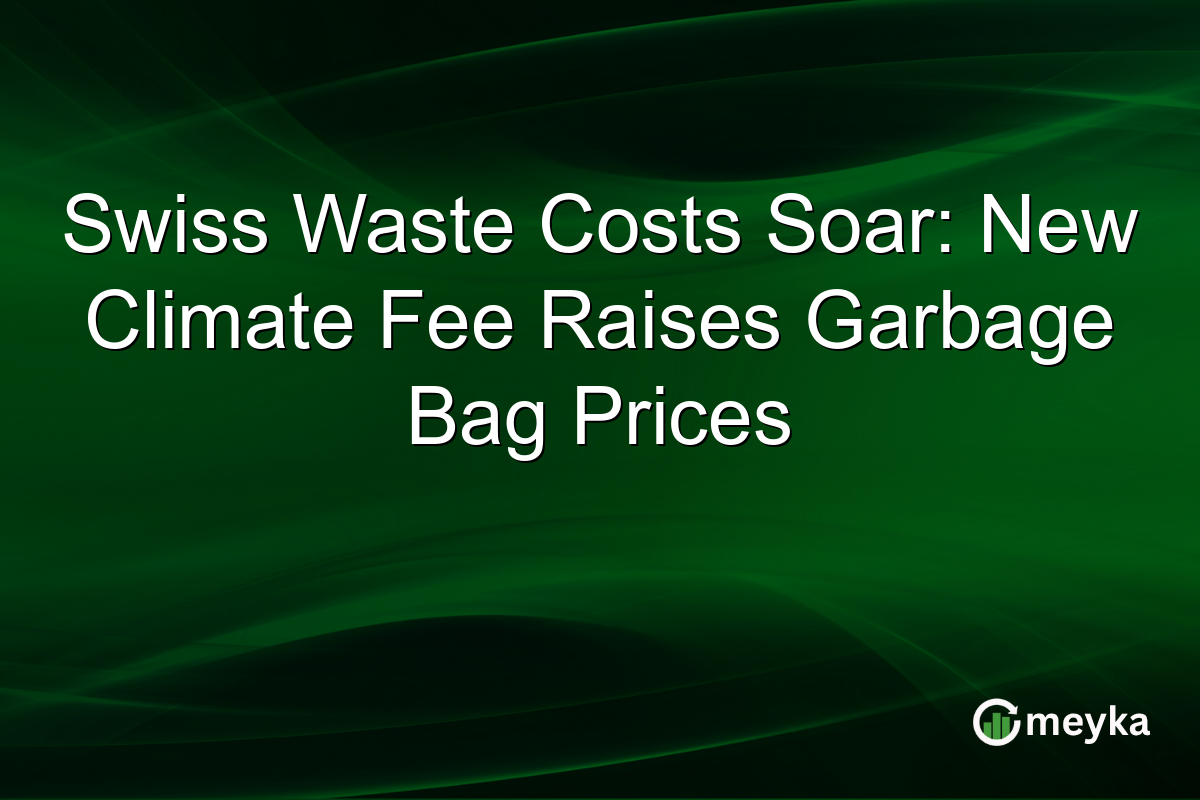 Swiss Waste Costs Soar: New Climate Fee Raises Garbage Bag Prices