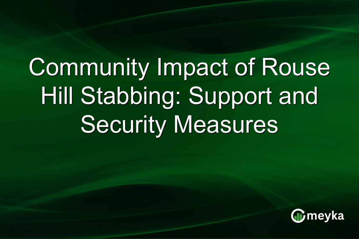 Community Impact of Rouse Hill Stabbing: Support and Security Measures