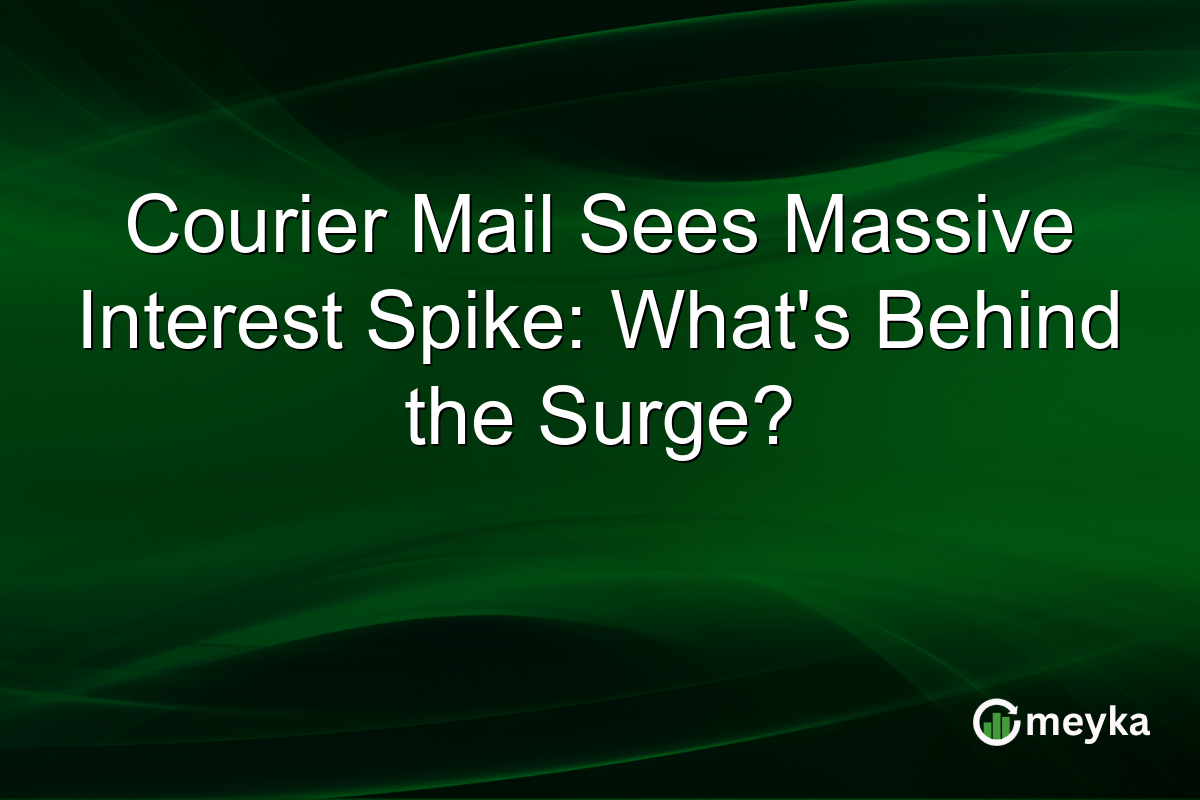 Courier Mail Sees Massive Interest Spike: What's Behind the Surge?