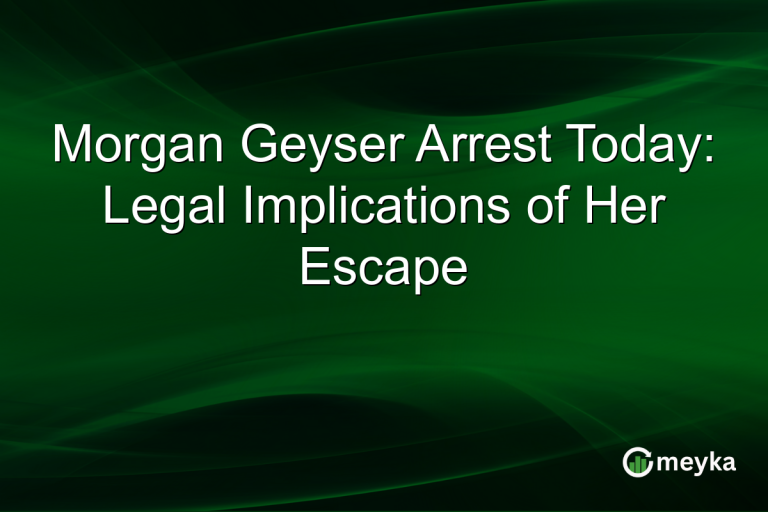 Morgan Geyser Arrest Today: Legal Implications of Her Escape