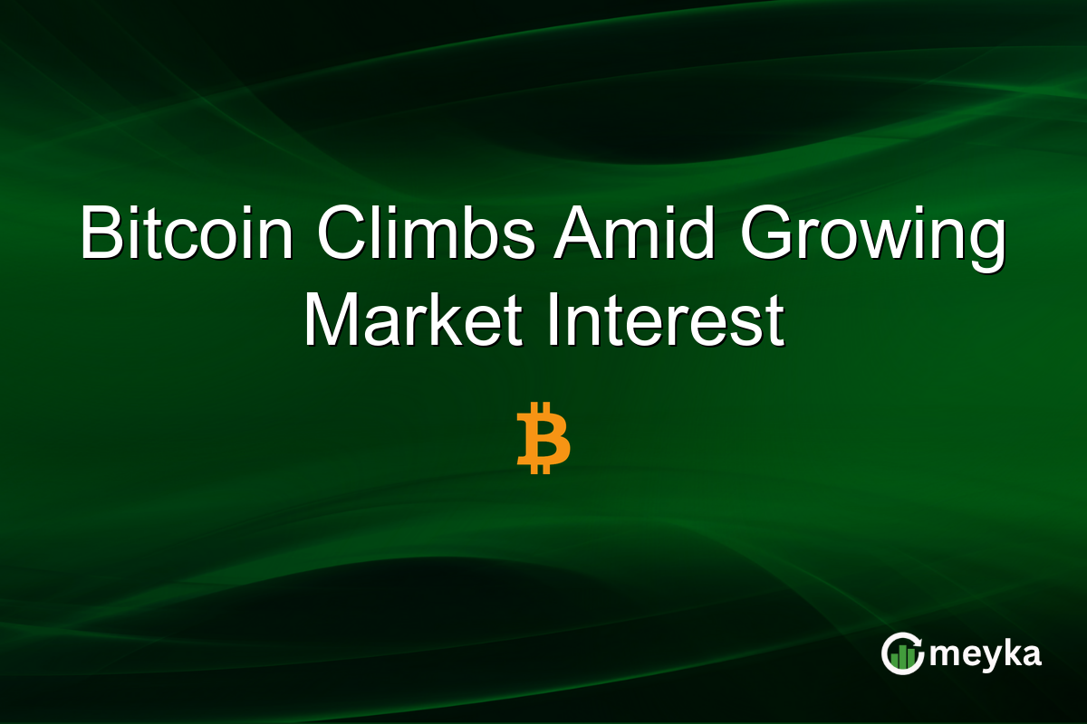 Bitcoin Climbs Amid Growing Market Interest