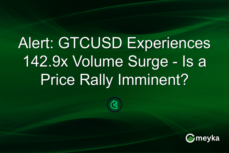 Alert: GTCUSD Experiences 142.9x Volume Surge - Is a Price Rally Imminent?