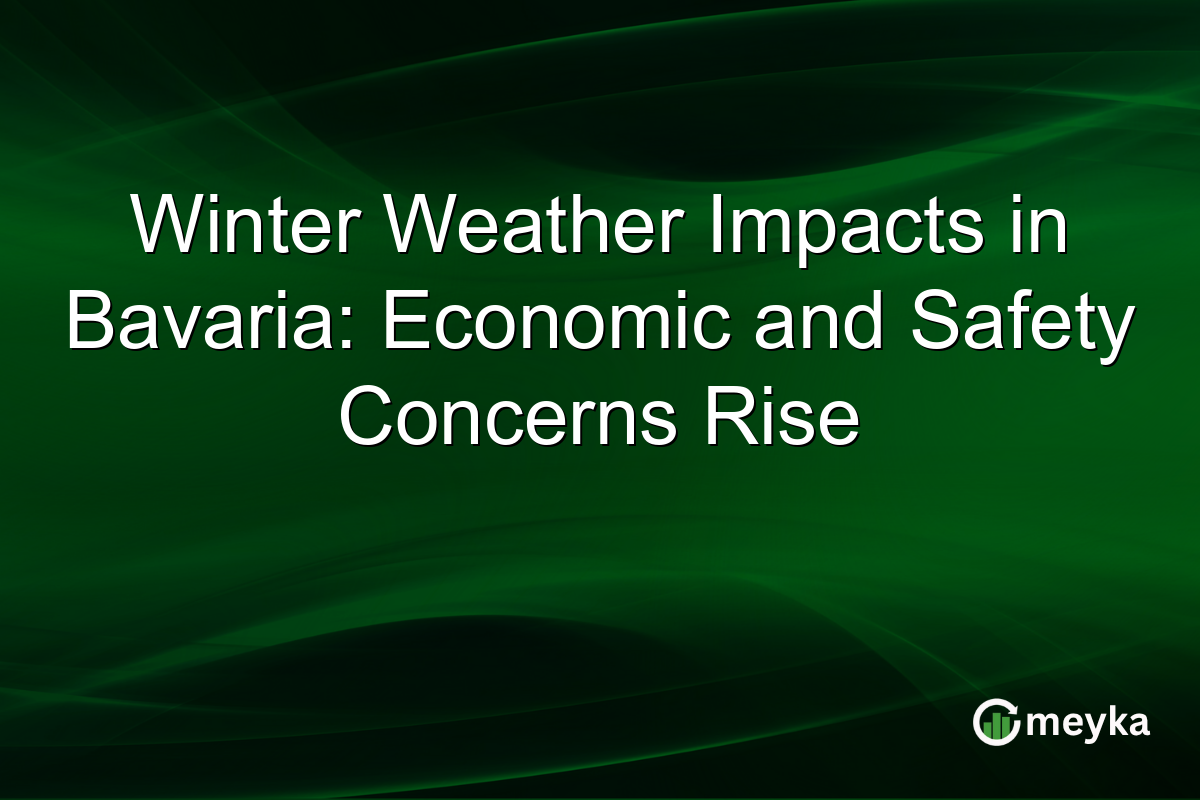 Winter Weather Impacts in Bavaria: Economic and Safety Concerns Rise