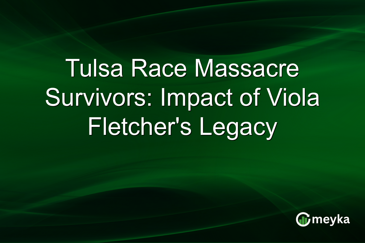Tulsa Race Massacre Survivors: Impact of Viola Fletcher's Legacy