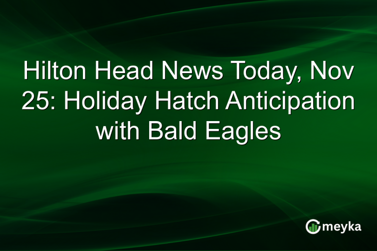 Hilton Head News Today, Nov 25: Holiday Hatch Anticipation with Bald Eagles
