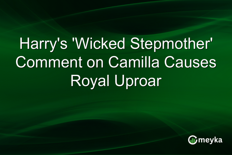 Harry's 'Wicked Stepmother' Comment on Camilla Causes Royal Uproar