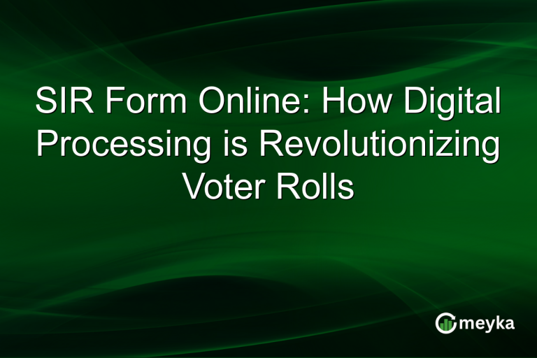 SIR Form Online: How Digital Processing is Revolutionizing Voter Rolls