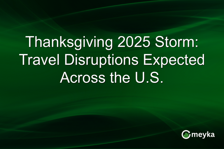 Thanksgiving 2025 Storm: Travel Disruptions Expected Across the U.S.