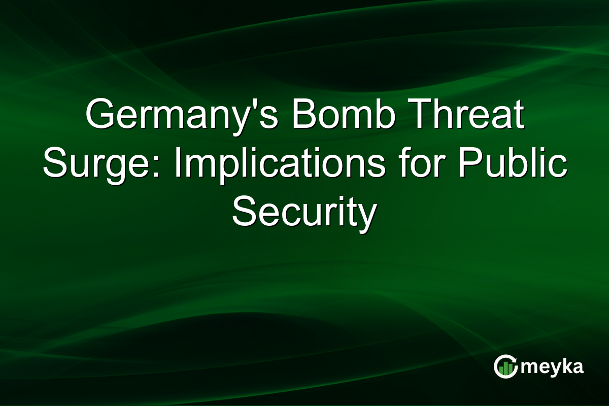 Germany's Bomb Threat Surge: Implications for Public Security