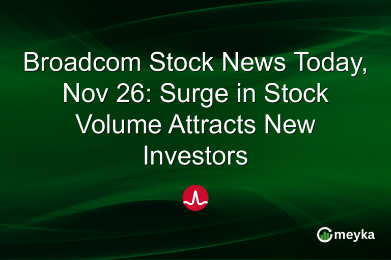 Broadcom Stock News Today, Nov 26: Surge in Stock Volume Attracts New Investors