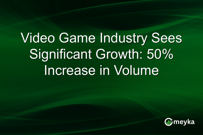 Video Game Industry Sees Significant Growth: 50% Increase in Volume