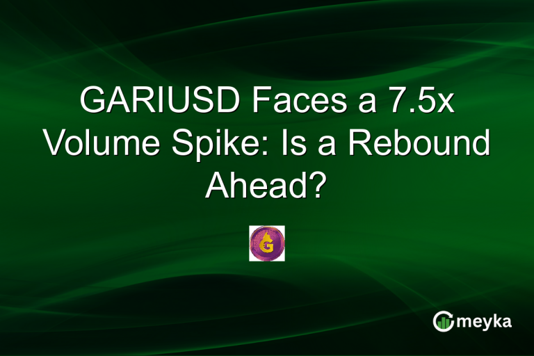 GARIUSD Faces a 7.5x Volume Spike: Is a Rebound Ahead?