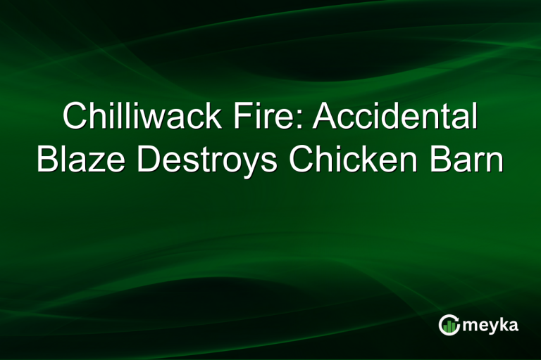 Chilliwack Fire: Accidental Blaze Destroys Chicken Barn