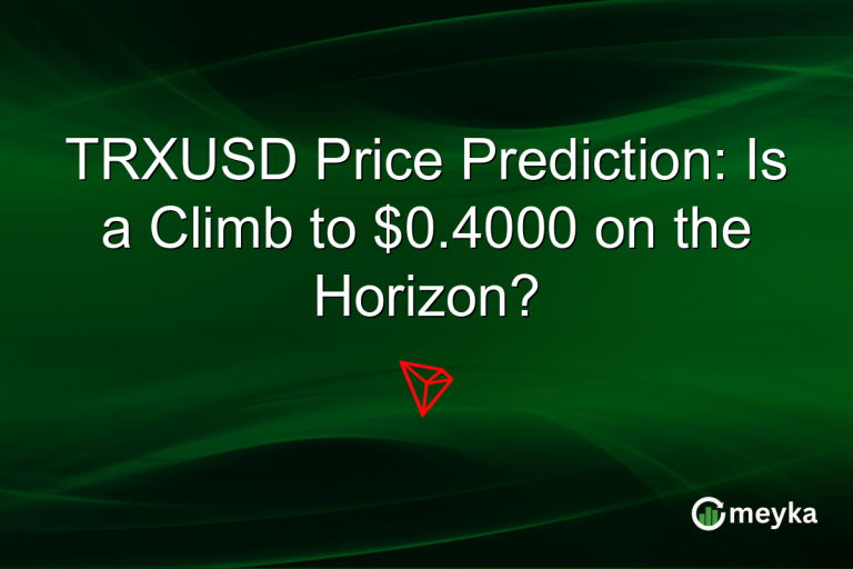 TRXUSD Price Prediction: Is a Climb to $0.4000 on the Horizon?