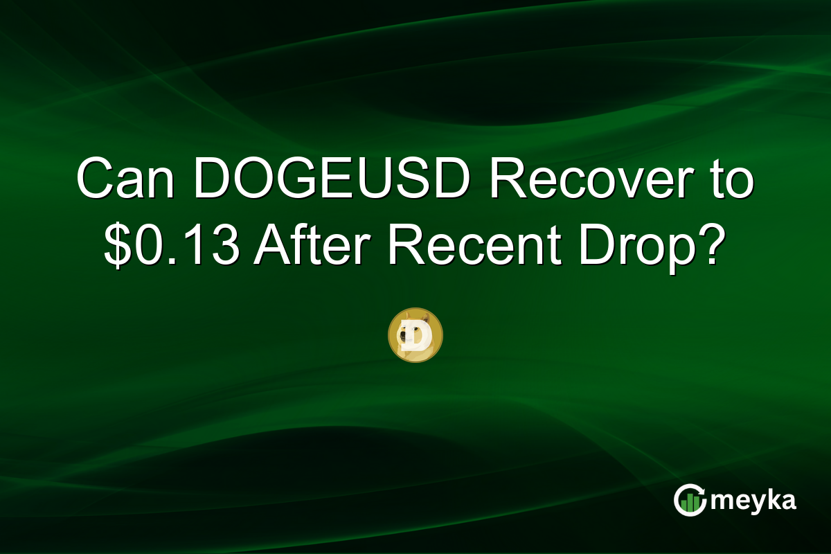 Can DOGEUSD Recover to $0.13 After Recent Drop?