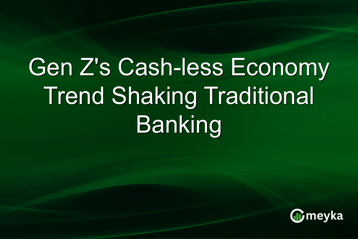 Gen Z's Cash-less Economy Trend Shaking Traditional Banking