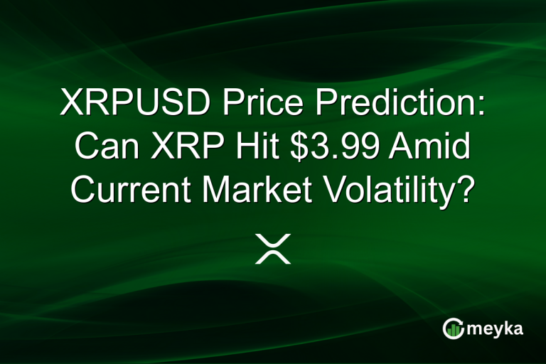 XRPUSD Price Prediction: Can XRP Hit $3.99 Amid Current Market Volatility?