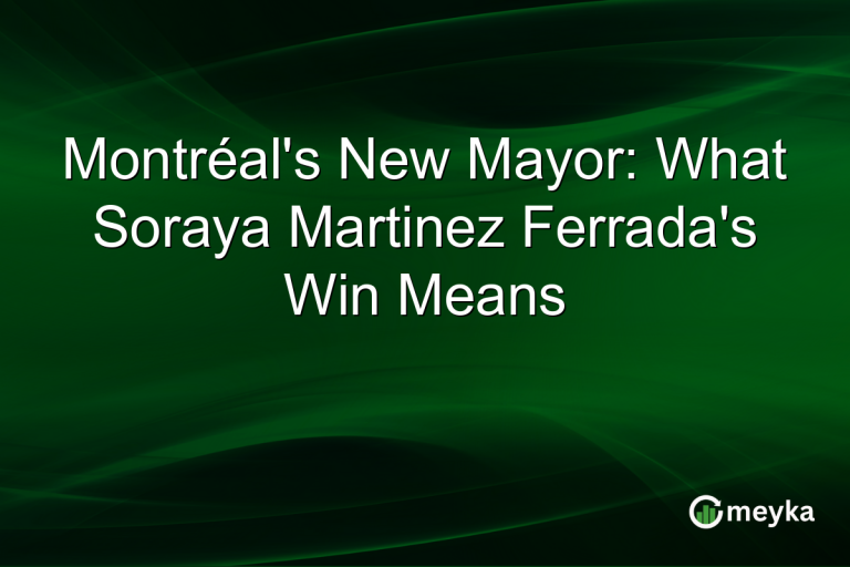 Montréal's New Mayor: What Soraya Martinez Ferrada's Win Means