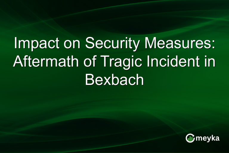 Impact on Security Measures: Aftermath of Tragic Incident in Bexbach