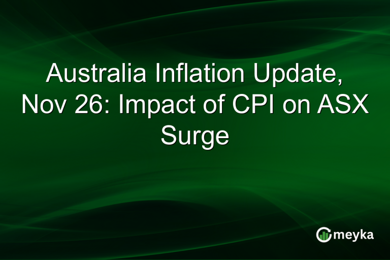Australia Inflation Update, Nov 26: Impact of CPI on ASX Surge