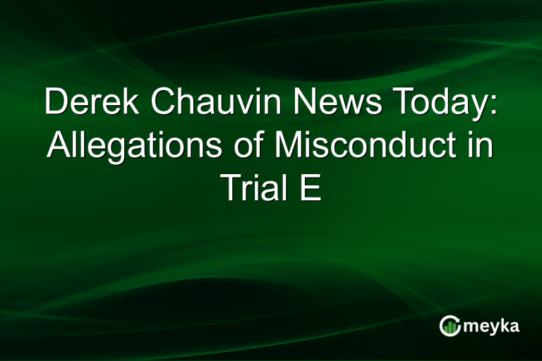 Derek Chauvin News Today: Allegations of Misconduct in Trial E