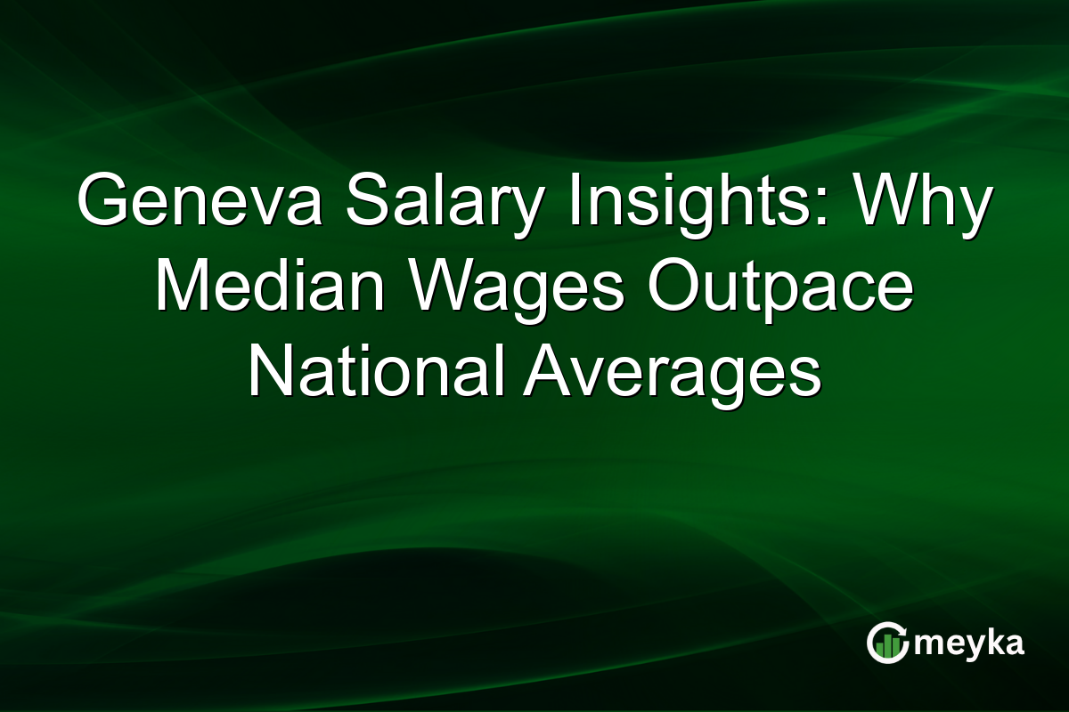Geneva Salary Insights: Why Median Wages Outpace National Averages